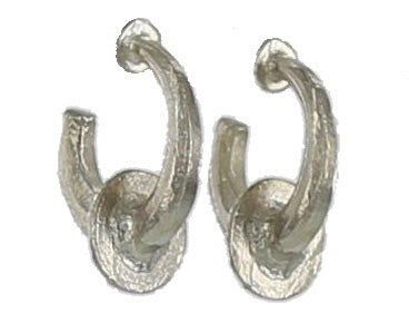 ROMAN HOOPS / SMALL / SILVER