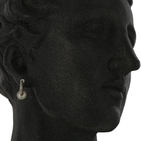 ROMAN HOOPS / SMALL / SILVER