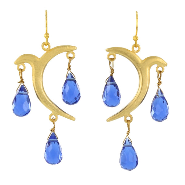 SMALL ARABESQUE / BLUE QUARTZ