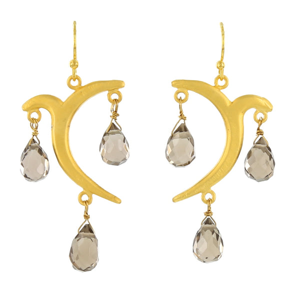 SMALL ARABESQUE / SMOKY QUARTZ
