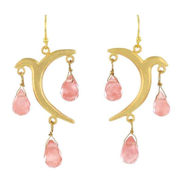 SMALL ARABESQUE / CHERRY QUARTZ