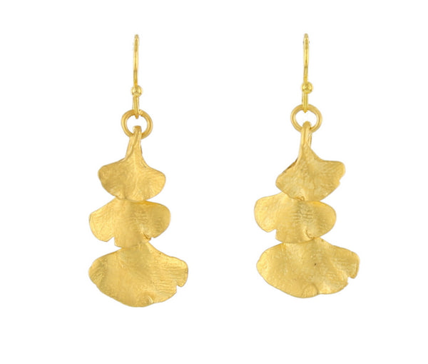 THREE GINGKO FRENCH WIRE