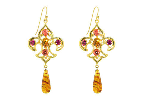 FLEUR DE LIS DROPS / TOPAZ