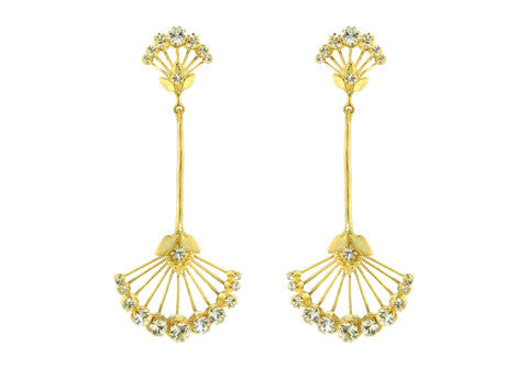 LONG FAN DROPS / CRYSTAL