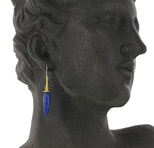 LONG POINTED DROP / LAPIS